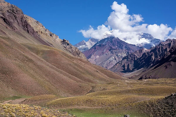 Aconcagua Park, highest mountain in South America, Argentina, South America
