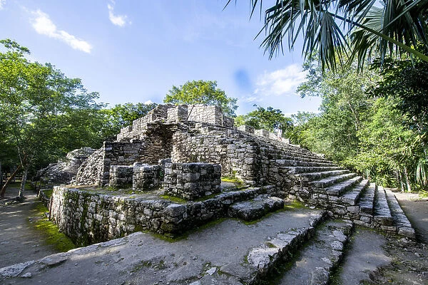 The archaeological Maya site of Coba, Quintana Roo, Mexico, North America