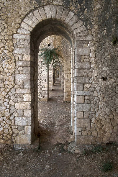 Basement arcades of the Temple of Anxur dedicated to the god Jupiter, 1st century AD