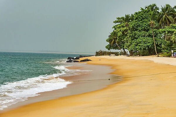 Beautiful beach in Robertsport, Liberia, West Africa, Africa