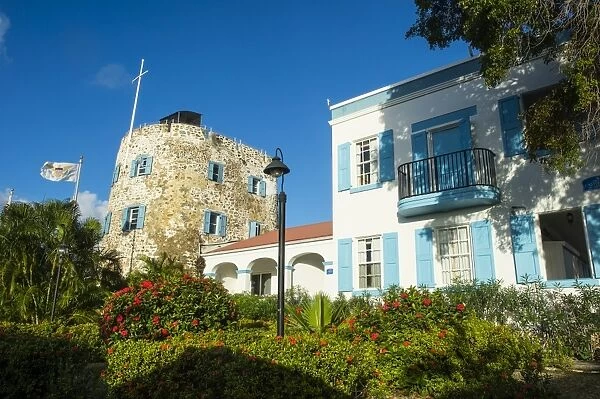 Bluebirds Castle, Charlotte Amalie, capital of St. Thomas, US Virgin Islands, West Indies