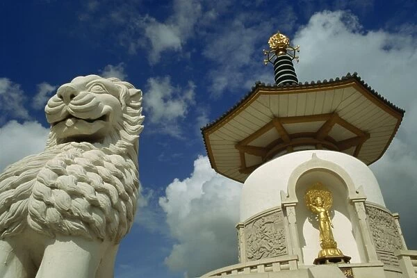 Buddhist Peace Pagoda, Milton Keynes, Buckinghamshire, England, United Kingdom, Europe
