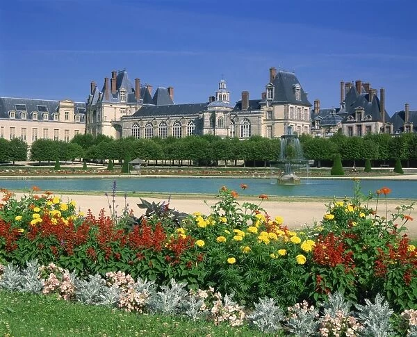Chateau de Fontainebleau, UNESCO World Heritage Site, Seine et Marne, Ile de France