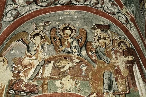 Christian frescoes in Apple Church