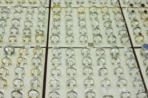 Diamond rings in the Gold Souk