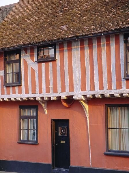 Half timbered house at Lavenham, Suffolk, England, UK, Europe
