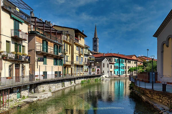 Historic center, Omegna, Lake Orta, Verbania district, Piedmont, Italian Lakes, Italy, Europe