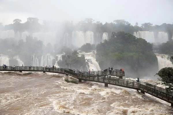 Iguazu Falls from Brazilian side, Iguazu National Park, UNESCO World Heritage Site