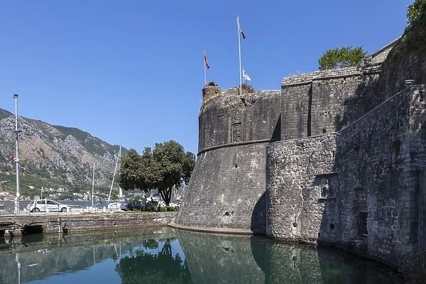 Kotor Old City walls, South Entrance, Kotor, UNESCO World Heritage Site, Montenegro, Europe