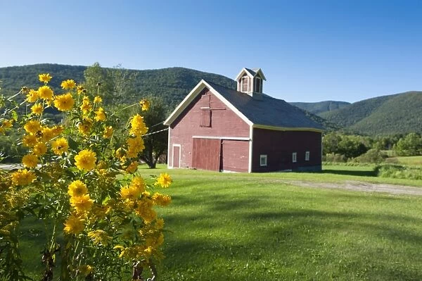 Little farm in the mountains in Dorset, Vermont, New England, United States of America, North America