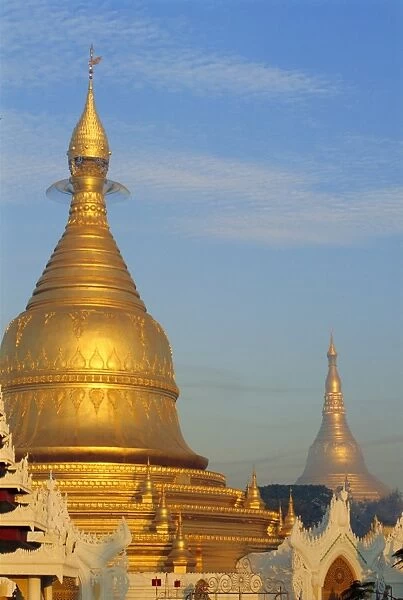 Maha Wizaya Pagoda, Yangon, Myanmar, Asia