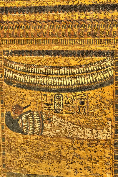 Mural of King Tuts Body, Tomb of Tutankhamun, KV62, Valley of the Kings