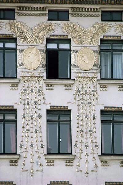Otto Wagner Houses, Wienziele Street, Vienna, Austria, Europe