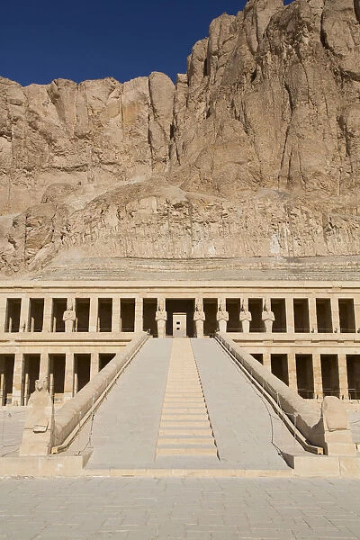 Overview, Hatshepsut Mortuary Temple (Deir el-Bahri), UNESCO World Heritage Site