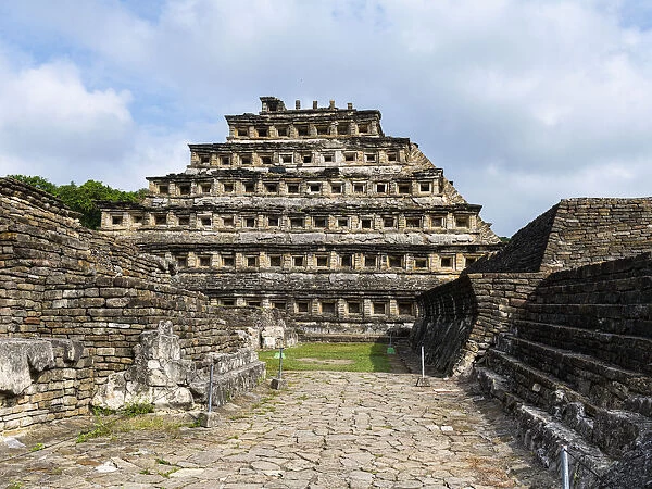 Pyramid of the Niches, Pre-Columbian archaeological site of El Tajin, UNESCO World