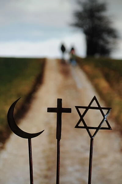 Religious symbols, Paris, France, Europe