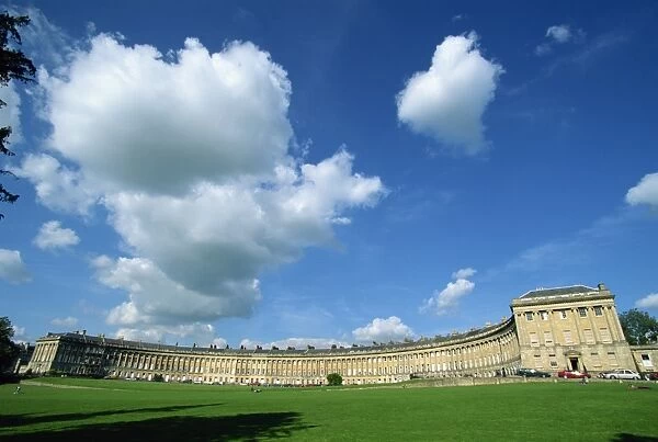 The Royal Crescent, designed by John Wood the Younger, Georgian architecture