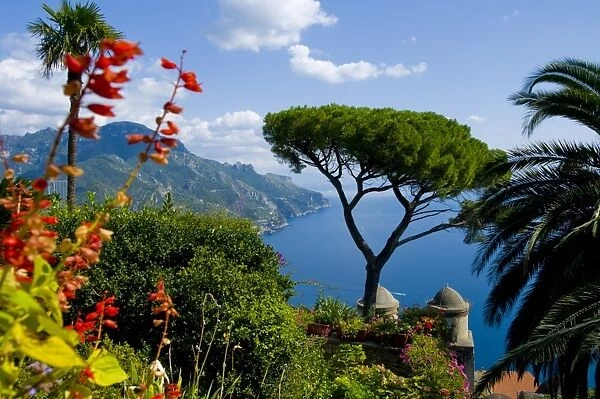 Rufolo view, Ravello, Amalfi Coast, UNESCO World Heritage Site, Campania, Italy, Europe