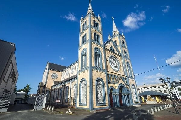 Saint Peter and Paul Basilica, UNESCO World Heritage Site, Paramaribo, Surinam, South