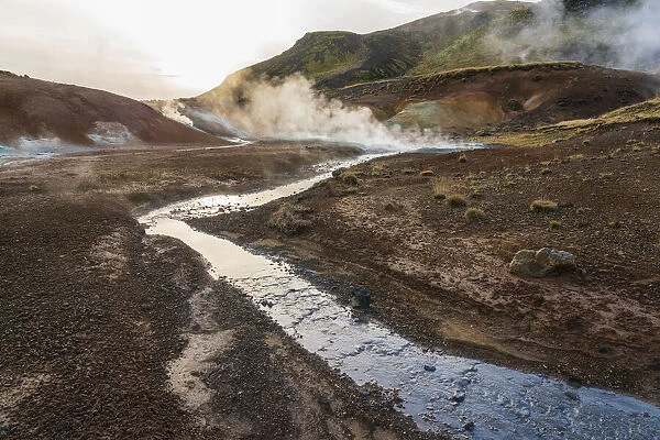 Seltun geothermal area, Krysuvik, Reykjanes peninsula, Iceland, Polar Regions