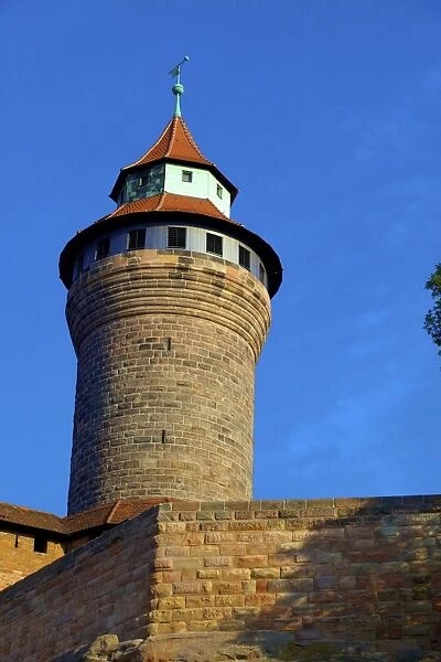 Sinwell Tower, Nuremberg Castle, Nuremberg, Bavaria, Germany, Europe