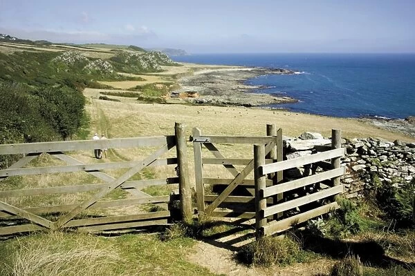 South Devon Way coastal footpath, Prawle Point, South Hams, Devon, England