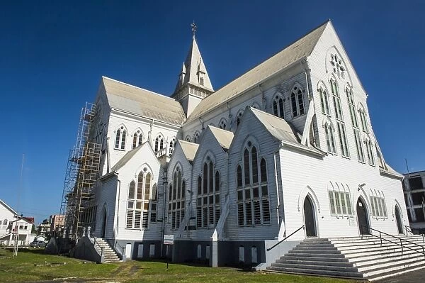 St. Georges Cathedral, one of the largest wooden churches in the world, Georgetown