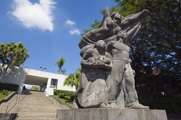 Statue at Museo de Arte de El Salvador, San Salvador, El Salvador, Central America