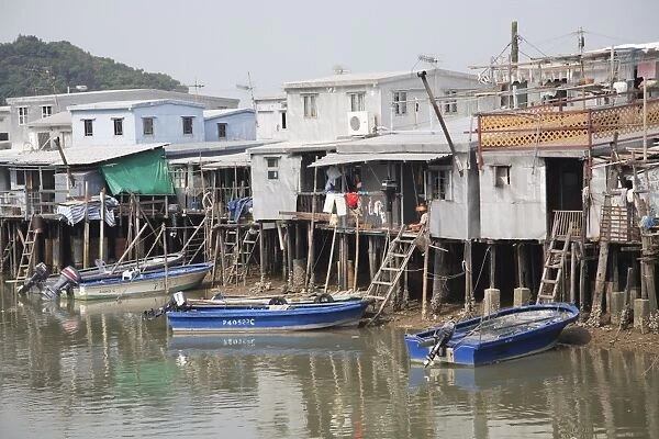Stilt Houses, Tai O Fishing Village, Lantau Island, Hong Kong, China, Asia