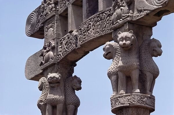 Detail of torana (gateway)