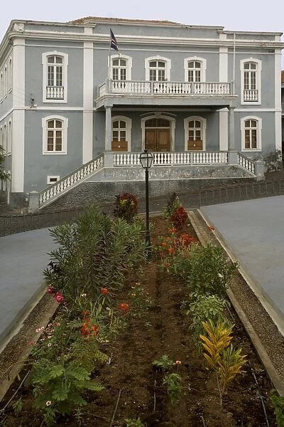 Town hall, Sao Filipe, Fogo, Cape Verde Islands, Africa