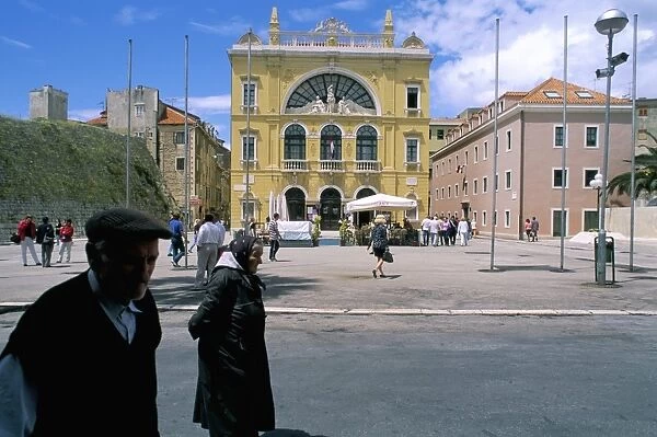 The town of Split, Dalmatian coast, Croatia, Adriatic, Europe