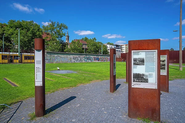 View of the Berlin Wall Memorial, Memorial Park, Bernauer Strasse, Berlin, Germany, Europe
