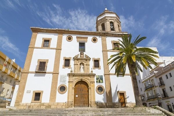 View of Iglesia de Nuestra Senora de la Merced Ronda, Ronda, Andalusia, Spain, Europe