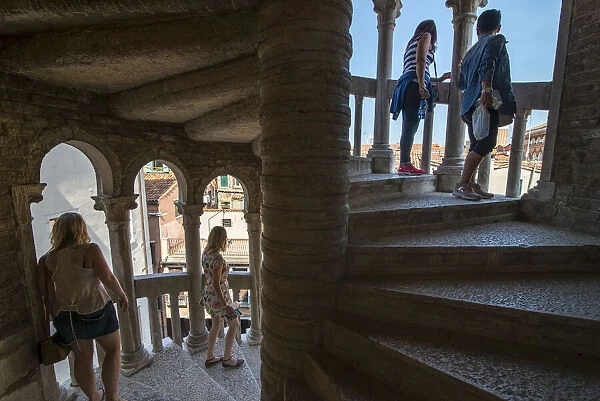 View from Palazzo Contarini del Bovolo staircase, Venice, UNESCO World Heritage Site