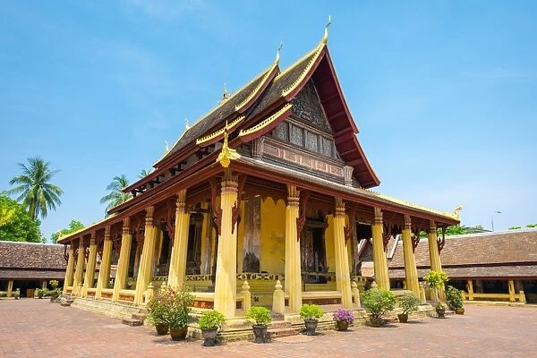 Wat Si Saket (Wat Sisaket) temple, Vientiane, Laos, Indochina, Southeast Asia, Asia