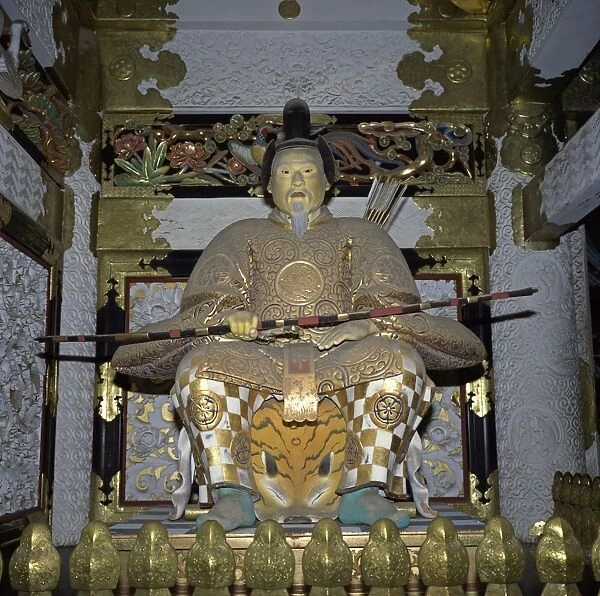Zuijin guardian, Heian era, Yomai-mon Gate, Tosho-gu Shrine, Nikko, Honshu, Japan, Asia