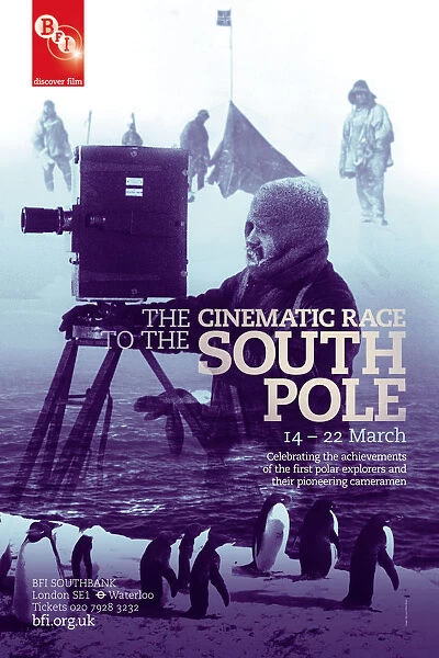 Poster for The Cinematic Race for the South Pole Season at BFI Southbank (14-24 March 2012)