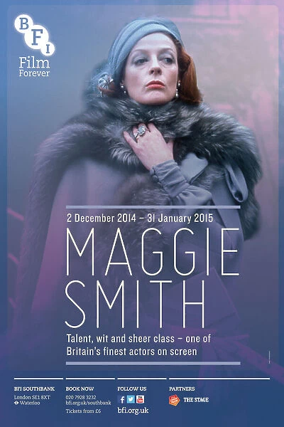Poster for Maggie Smith Season at BFI Southbank (2 December 2014 - 31 January 2015)