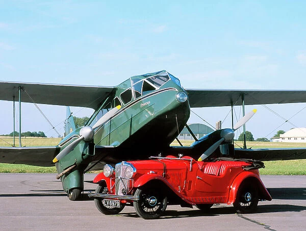 loasby g aeml dh89 dragon rapide and 1934 morris special