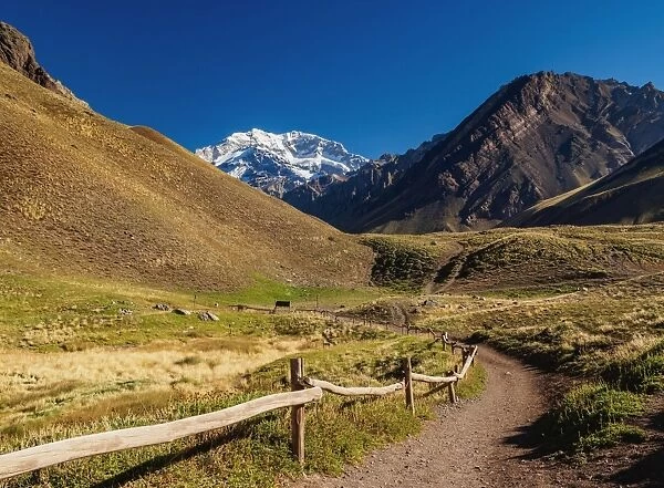 Aconcagua Mountain, Horcones Valley, Aconcagua Provincial Park, Central Andes, Mendoza Province