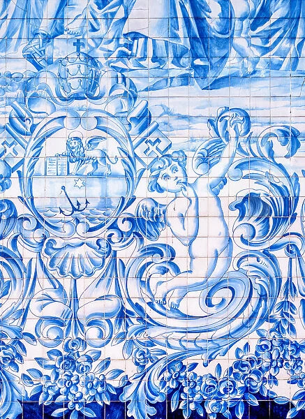 Azulejos at Carmo Church, Porto, Portugal