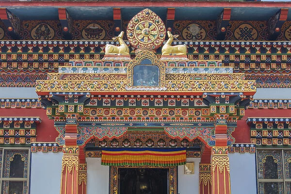 Bhutanese Buddhist temple, Bodh Gaya, Bihar, India