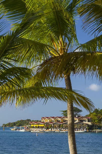 British Virgin Islands, Virgin Gorda, Saba Rock, Saba Rock Resort and Restaurant