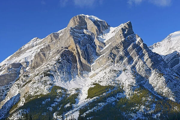 Canadian Rockies in winter, Mt. Kidd, Kananaskis Country, Alberta, Canada Kananaskis Country, Alberta, Canada
