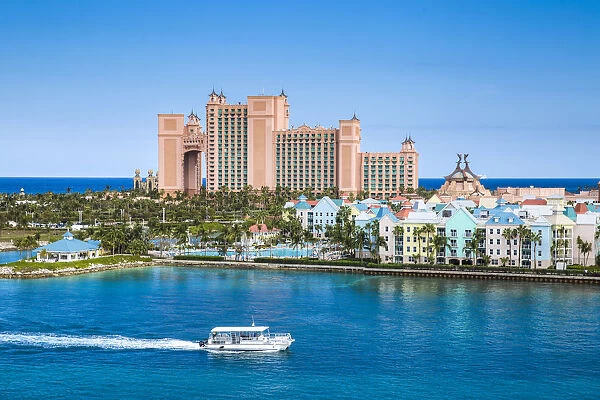 Caribbean, Bahamas, Nassau, Paradise Island, Atlantis resort and Harborside Resort