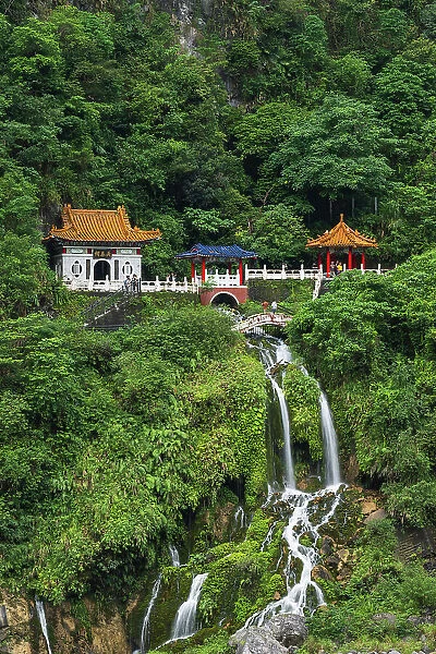 Changchun Shrine, Taroko National Park in Xiulin Township, Hualien County, Taiwan