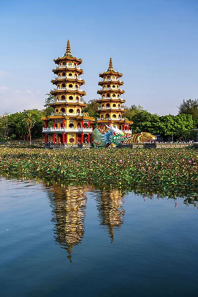 Dragon and Tiger Pagoda, Lotus Pond, Kaohsiung, Taiwan