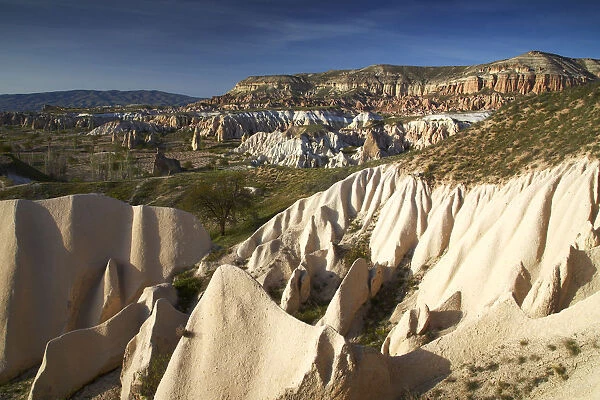 Eroded Tufa Formations, near Goreme, Cappadocia, Turkey