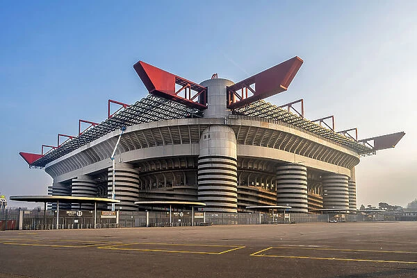 Giuseppe Meazza football stadium (San Siro), Milan, Lombardy, Italy